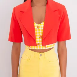 PRET A TUER Open-Front Crop Blazer Jacket image 2