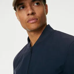 Marks & Spencer Mandarin Collar Bomber Jacket image 5