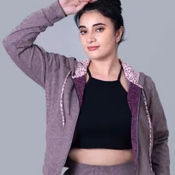 Keepfit Printed Hooded Bomber Jacket image 2