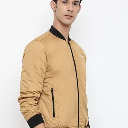 Cantabil Men Mustard Yellow Bomber Jacket image 2