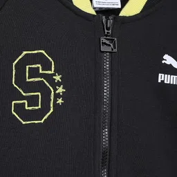 Puma Kids Printed PUMA x SPONGEBOB Youth Cotton Varsity Jacket image 4