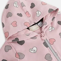 Chicco Girls Conversational Printed Cotton Open Front Jacket image 2