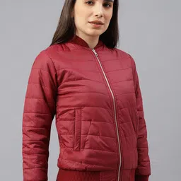 BESIMPLE Women Solid Puffer Jacket image 3