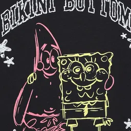 Puma Kids Printed PUMA x SPONGEBOB Youth Cotton Varsity Jacket image 2