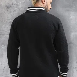 fanideaz Mock Collar Bomber Jacket image 3