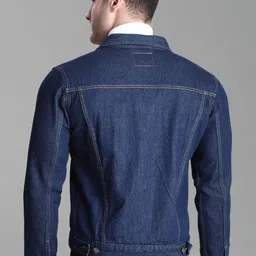 Dream of Glory Inc Men Cotton Washed Lightweight Outdoor Denim Jacket image 4