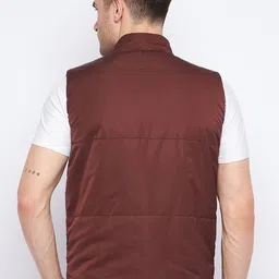 Duke Typography Printed Reversible Sleeveless Puffer Jacket image 4