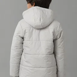 UNDER FOURTEEN ONLY Boys Hooded Puffer Jacket image 3