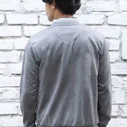 Campus Sutra Stand Collar Windcheater Bomber Jacket image 5