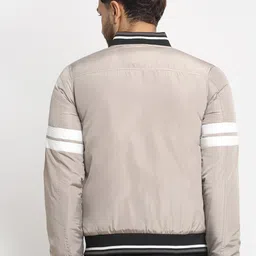 HOUSE OF VEDAS Mock Collar Lightweight Bomber Jacket image 2