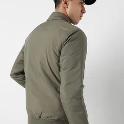 Wildcraft Abstract Printed Stand Collar Insulator Anti Odour Padded Jacket image 4