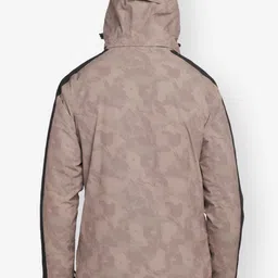 Wildcraft Men Beige Black Camouflage Water Resistant Puffer Jacket image 2