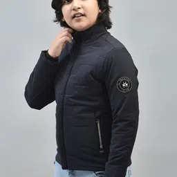 Crimsoune Club Boys Stand Collar Long Sleeve Lightweight Padded Jacket image 4