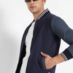Campus Sutra Cotton Windcheater Bomber Jacket image 1