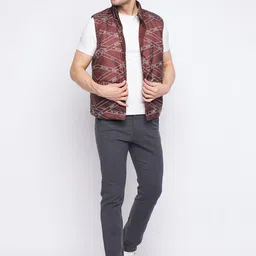 Duke Typography Printed Reversible Sleeveless Puffer Jacket image 3