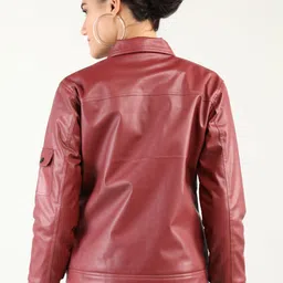 CHKOKKO Long Sleeves Biker Jacket image 4