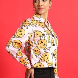 TANDUL Women Geometric Lightweight Crop Tailored Jacket image 4