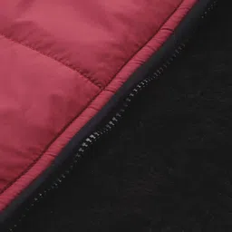 DressBerry Maroon Long Sleeves Nylon Hooded Padded Jacket image 3