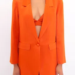 PRET A TUER Notched Lapel Collar Single Breasted Blazer image 2