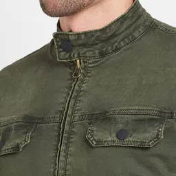 Being Human Band Neck Denim Jacket image 2