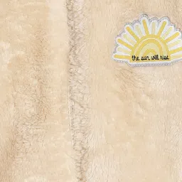 MINI KLUB Girls Cream-Coloured Lightweight Tailored Jacket image 3