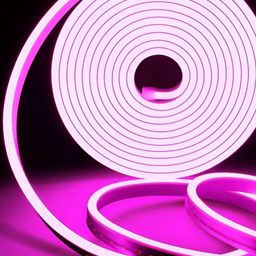 ENORMITY Pink & White Rice Shape String Lights-picture-1