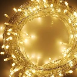 ENORMITY Yellow Rice Shape String Lights-picture-49
