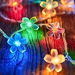 ENORMITY Green Flower Shape String Lights-picture-28