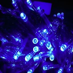 SPARK WORLD Blue Rice Shape String Lights-picture-45