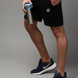 ONN Men Pure Cotton Mid-Rise Shorts-image-68