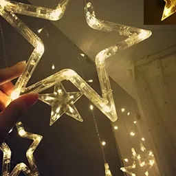 SPARK WORLD Yellow Star Shaped String Lights image 3
