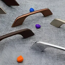 Rab Brown Matte Finished Zinc Drawer Handle image 2