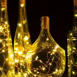 SPARK WORLD Yellow Rice Shaped String Lights-picture-36
