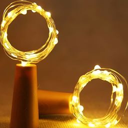 SPARK WORLD 2-Pcs Yellow Rice Shaped String Lights-picture-19