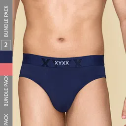 XYXX Men Pack Of 2 Cotton Anti Microbial Basic Briefs XYBRF2PCKN630-picture-28