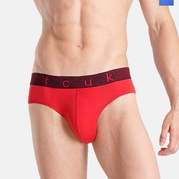 FCUK Pack Of 2 Guston Moisture Wicking Breathable Briefs GUS-B-02-SLS-SRF-picture-34