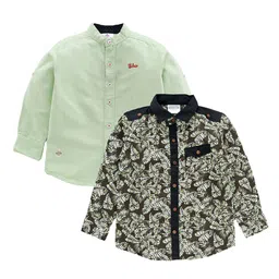 TONYBOY Boys Multicoloured Premium Floral Printed Casual Shirt-picture-30