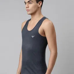 DIXCY JOSH Pack Of 5 Assorted Cotton Basic Vests image 4