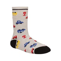 Creature Unisex Kids Pack of 5 Printed Multicolored Cotton Socks image 2