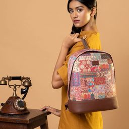 ZOUK Women Ethnic Motifs Printed Backpack-picture-29