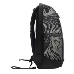 Arctic Fox Unisex Black & Grey Colorblocked Backpack image 5