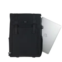 CARRIALL Unisex Black Backpack image 2