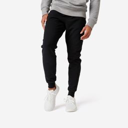domyos Men's Trackpant Jogger Slim Fit 500 For Gym-Black-picture-7