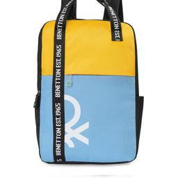 United Colors of Benetton Salerno Colourblocked Laptop Backpack-picture-35