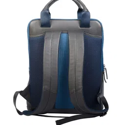 tohl Men Colourblocked Leather 15 Inch Laptop Backpack image 3