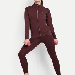 WAYLENE Mock Collar Jacket & Tights image 2