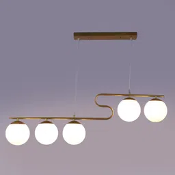 Luxenor Gold Iron Hanging Light | E27 holder | without Bulb | Eliante by Jainsons Lights image 4