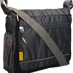 niavaa Grey Men & Women Sling Bag Nylon Sling Cross Body Travel Office Business Messenger one Side Shoulder Bag image 3