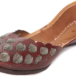 house of common Punjabi jutti for women|Jutti for women leather|Mojaris for women Party Wear For Women-picture-12