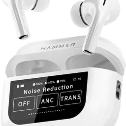 hammer Screen TWS with 32db ANC + ENC Bluetooth Headset image 1